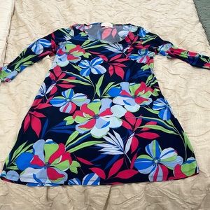 NWOT Pappagallo floral dress size Large